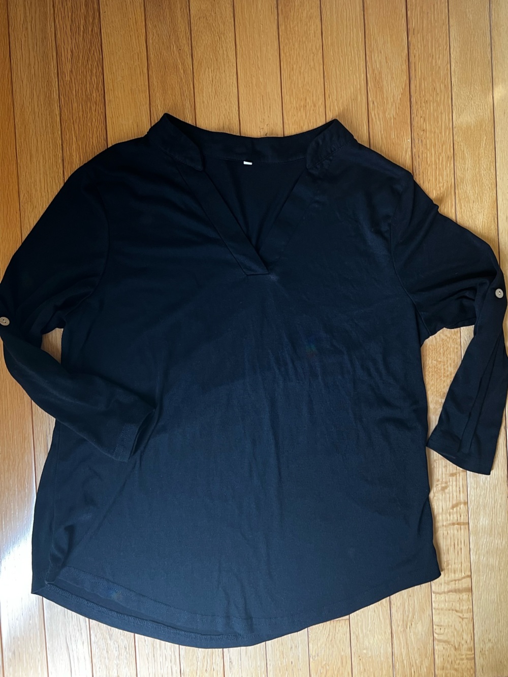 Classic Black‎ Long-Sleeve Tunic